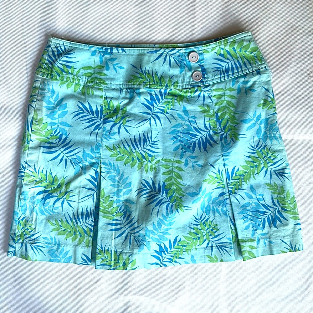 St. John’s Bay Tropical Print Pleated Skort